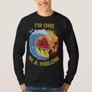 Eins in einem Melon Niedlich Fun Sommer Wassermelo T-Shirt