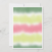 Eins in einem Melon Niedliches Wassermelone Einladung (Rückseite)