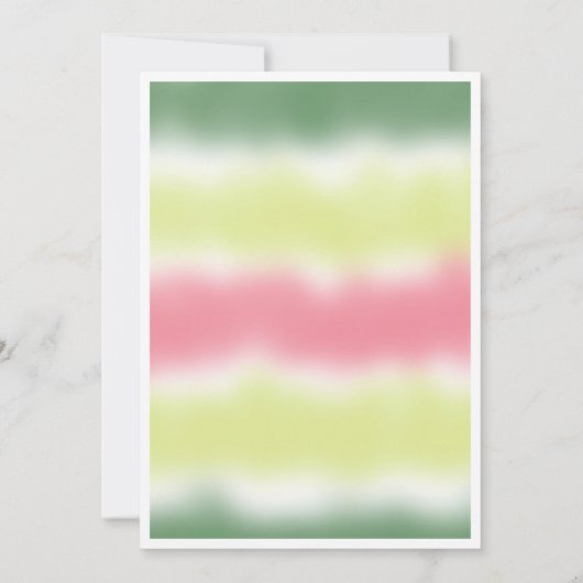 Eins in einem Melon Niedliches Wassermelone Einladung (Rückseite)