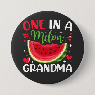 Eins in einem Melon Oma B-Day Party Runde Button
