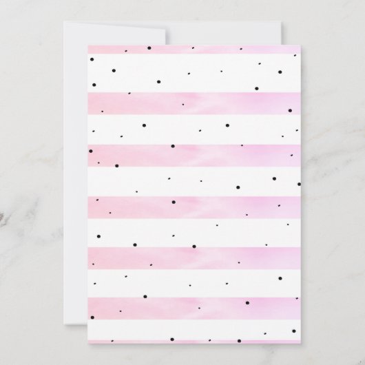 Eins in einem Melon Watermelon Einladung zum 1. Ge (Rückseite)