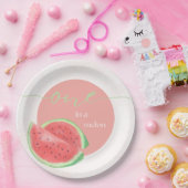 Eins in einer Melon-Party-Papierplatte Pappteller (Party)