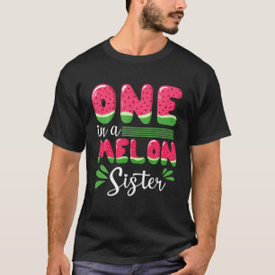 Eins in einer Melon Sister Liebe Watermelon Sommer T-Shirt