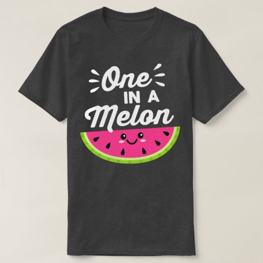 eins in einer Melone T-Shirt (Design vorne)