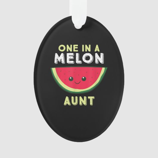 Eins in einer Melonenjagd Ornament (Vorderseite)
