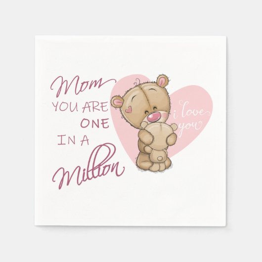 Eins in einer Million Serviette (Vorderseite)