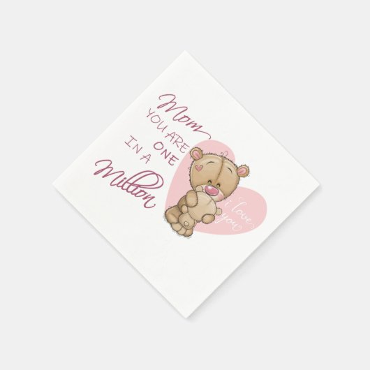 Eins in einer Million Serviette (Ecke)