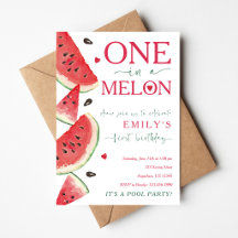 Eins in einer Wassermelone Wassermelone Erster Geb