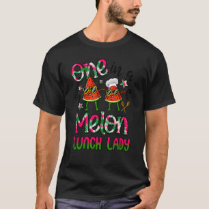 Eins in Melon Mittag Lady Dabbing Wassermelone Som T-Shirt