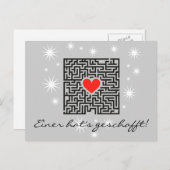 Eins JGA Postkarte (Vorne/Hinten)