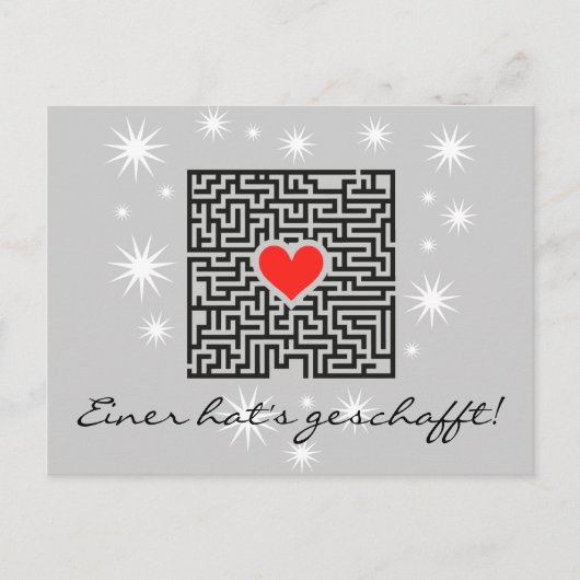 Eins JGA Postkarte (Vorderseite)