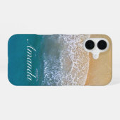Eins mit dem Strand iPhone 16 Hülle (Rückseite (Horizontal))
