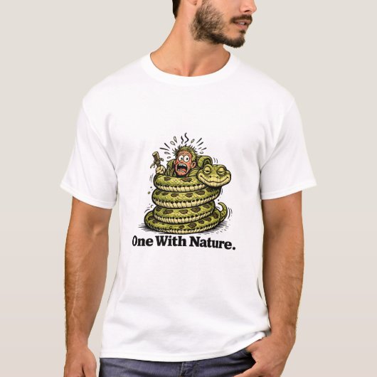Eins mit der Natur T-Shirt (Vorderseite)
