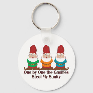 Eins nach dem anderen die Gnomes Schlüsselanhänger