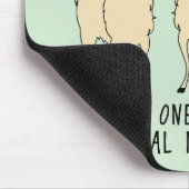 Eins nach dem anderen, die Llamas stehlen mein San Mousepad (Ecke)