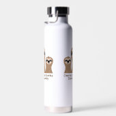 Eins nach dem anderen stehlen die Schläge meiner S Trinkflasche (Rechts)