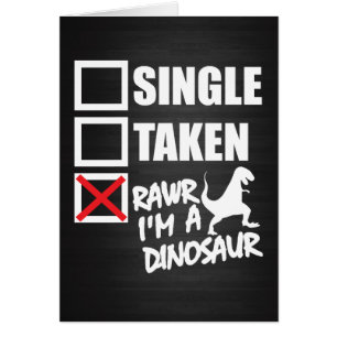 Eins. Nehmen Sie. RAWR Ich bin ein Dinosaurier