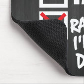 Eins. Nehmen Sie. RAWR Ich bin ein Dinosaurier Mousepad (Ecke)