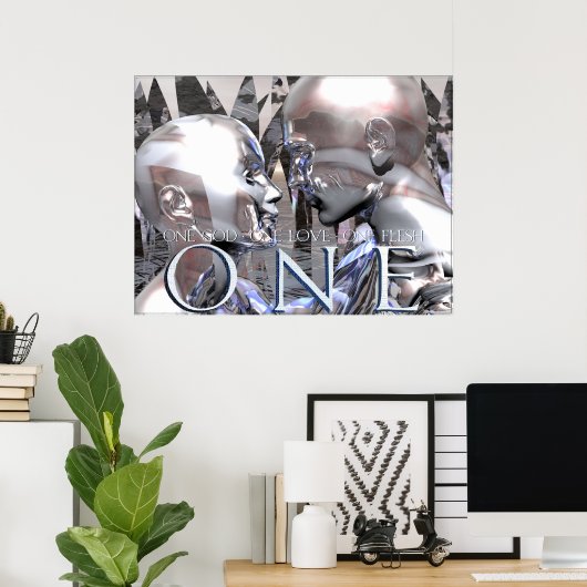 eins poster (Heimbüro)