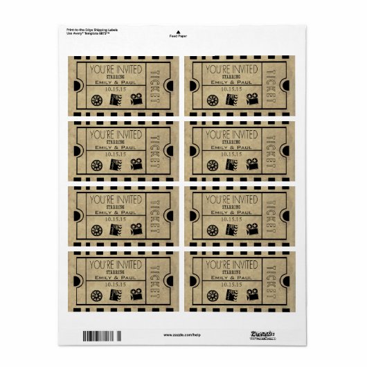 Eins Save the Date zulassen (Vorne)