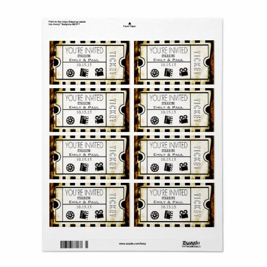 Eins Save the Date zulassen (Vorne)