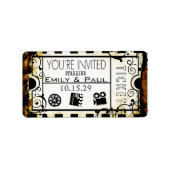 Eins Save the Date zulassen Adressaufkleber (Vorne)