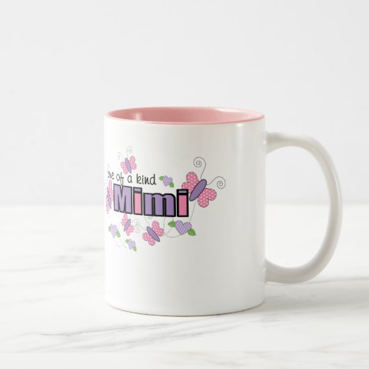 Eins von netten Mimi Zweifarbige Tasse (Rechts)