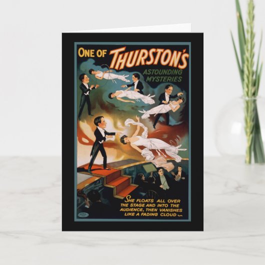 Eins von Thurstons erstaunlichen Geheimnissen Karte (Vorderseite)