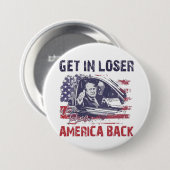Eins: Wir nehmen Amerika zurück Trump Button (Vorne & Hinten)