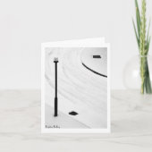 Eins, Zwei, Drei - Schnee! Notelet / Karte (Vorderseite)