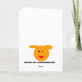 Einsam? Grußkarte Karte (Rückseite)