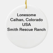 Einsam Keramikornament (Hinten)