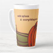 Einsam kürzen eines das Feld. Herbstblätter fallen Milchtasse (Linke Ecke)