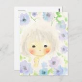 einsam postkarte (Vorne/Hinten)