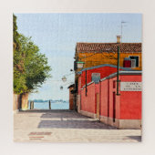 Einsame Allee in Venedig, Italien Puzzle (Vertikal)