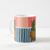 "Einsame Ananas" | sonderbar Kaffeetasse (Vorderseite Links)
