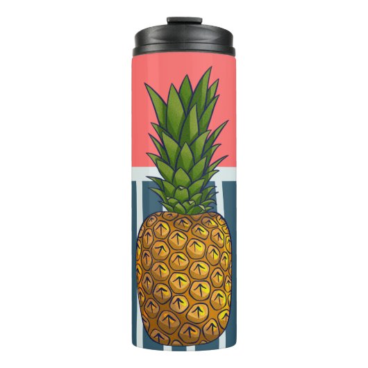 "Einsame Ananas" | sonderbar Thermosbecher (Vorderseite)