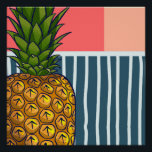 "Einsame Ananas" | Statement wall art Poster<br><div class="desc">Mit diesem lebendigen Kunstwerk können Sie jedem Zimmer ein Gefühl von kühnem, aber dennoch spielerischem Stil geben. Dieses Statement-Stück ist ein originelles Design in den Trend-Farben dunkelblau und pastellrosa mit Ananas-Grafik. Stilvoll, zeitgemäß und lustig, wird diese Wandkunst Ihren Raum sofort erhellen. Besuchen Sie den Whistle Co-Store für kreativere Kunst und...</div>