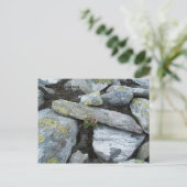 Einsame Blume Postkarte (Stehend Vorderseite)