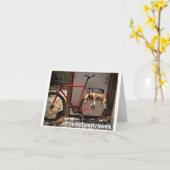 Einsame Corgigrußkarte Karte (Gelbe Blume)