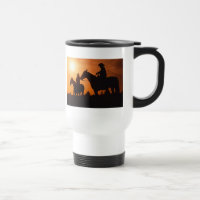 Einsame Cowboy-Tasse