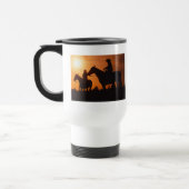 Einsame Cowboy-Tasse Reisebecher (Links)