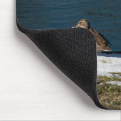 Einsame Ente Mousepad (Ecke)