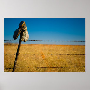 Einsame Felder Poster