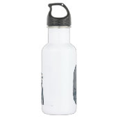 Einsame Frau trifft Gott Trinkflasche (Rückseite)