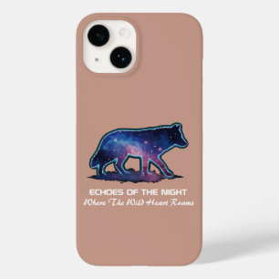Einsame Galaxie-Wolf-Silhouette (Echos der Nacht) Case-Mate iPhone 14 Hülle
