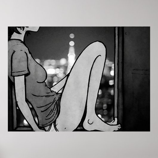 Einsame Gedanken Poster (Vorne)