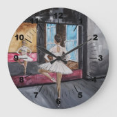 Einsame Gnade Gemälde von Alfred Fox Große Wanduhr (Vorderseite)