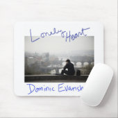 Einsame Herz-Mausunterlage Mousepad (Mit Mouse)