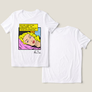 Einsame Herzen Retro-Romanze-Comic Tri-Blend Shirt